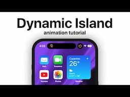 Apple Dynamic Island Animation - After Effects Tutorial