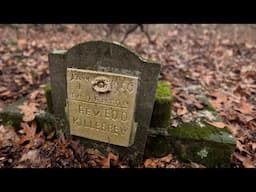 Rare Grave Markers Found In Cemetery Explored In The Fog! African American Burial Ground