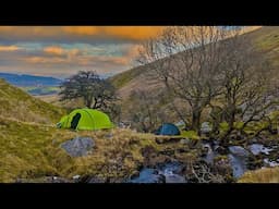 Windy Winter Night up the Black Mountain - Wild Camping