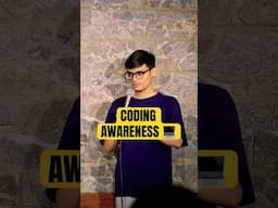 ‘Coding’ - Title of the full 40 mins standup comedy video on my channel. #standupcomedy