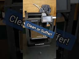 Why you should keep your FDM 3D printer clean! #sliceprintroleplay #3dprinting #3dprinter