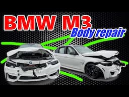 BMW M3. Body repair. Ремонт кузова.