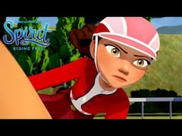 Lucky's Comeback Race Win! | SPIRIT RIDING FREE | Netflix