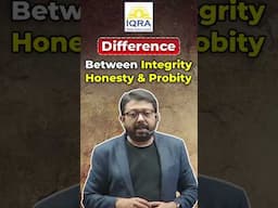 Difference between Integrity, Honesty and Probity #shorts #integrity #honesty #probity #ytshorts