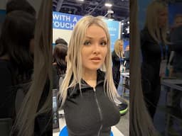 An AI girlfriend for only $175K!? #ces2025 #ces #robot #ai #newegg @RealbotixCorp