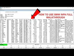 HOW TO USE BMW INPA FULL TUTORIAL & WALKTHROUGH!!