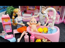 ASMR Cute Baby Bathtub Toys & Doll Series Toy Set Unboxed: Medical Toy Fun!