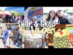 Shop&Grub Vlog 🧸🛍 (Thrift finds, shopping, friends, meeting you guys, etc.)