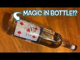 Magician Puts Signed Playing Card in Bottle!