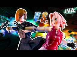 Nobara vs Sakura Stop Motion I Jujutsu Kaisen X Naruto Shippuden I JM ANIMATION