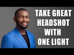 How to take great corporate headshot with One-light | Lighting and posing guide