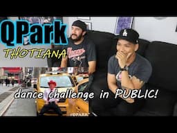 THOTIANA - Blueface, CARDI B - (Thotiana dance challenge in PUBLIC!!) - REACTION