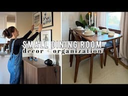 Transforming a TINY Dining Room - Before And After Makeover!