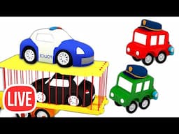 🔴Die 4 kleinen Autos LIVE. Wir lernen spielerisch mit Autos. Cartoons für Kinder