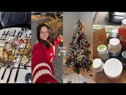 weekly vlog: decorating for christmas, pcos supplement routine, life at home & more