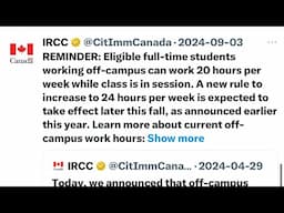 Are we to work 24hrs per week or 20hrs per week? 🇨🇦