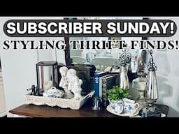 Thrifting decor and styling it! THRIFTED • SECONDHAND • FREE • Home decor ideas from my SUBSCRIBERS