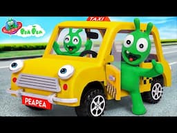 Taxi Driver Pea Pea Helps the City Citizens - Pea Pea Channel