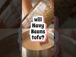 I highly doubt it, but I've been wrong before #willittofu #navybeans #beantofu #vegan