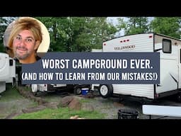 Worst RV Campground Ever // (And How we Saved our Weekend!)