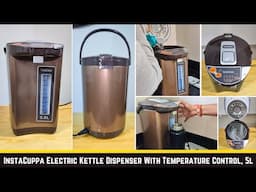 InstaCuppa Electric Kettle Dispenser -Temperature Control, 5L | Tea, Coffee & Instant Meals Review