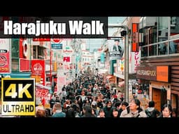 【4K UHD】Japan travel !!Walk in Harajuku!!Tokyo,Japan！