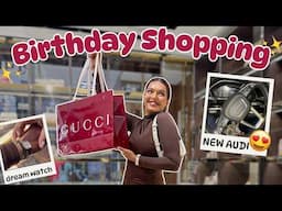 Come ✨ Birthday Shopping ✨ with ME! Gucci, Audi, Bvlgari 😍 Birthday Surprise planning?