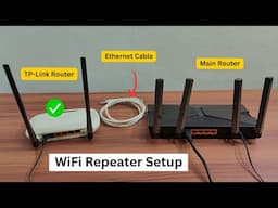 Use TP-Link Router as a Repeater with an Ethernet Cable