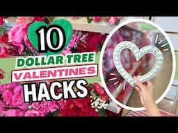 10 Genius Dollar Tree Valentine’s Hacks & DIYs on a Budget! 💖