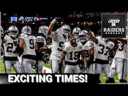 Real excitement for the Las Vegas Raiders from Media Row in New Orleans