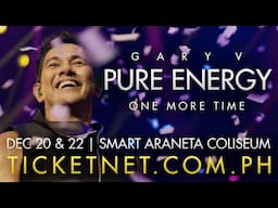 Gary V PURE ENERGY One More Time | GET TICKETS | Dec 20 & 22 Smart Araneta Coliseum