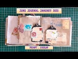 Junk Journal January - Prompt - Overlap - #createdbycatherine #junkjournaljanuary