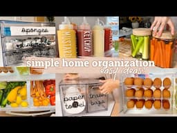 ORGANIZE WITH ME | HOME ORGANIZATION | DECLUTTER CLEAN WITH ME EXTREME MOTIVATION