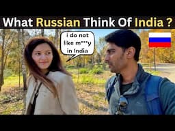 What Russian Girl Think Of India 🙈