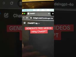 🤯Free AI VIDEO with ChatGPT