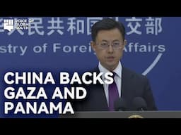 China: Gaza and Panama Aren't Trump's Business