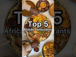 African Restaurants you must visit in London #food #africanfood #london