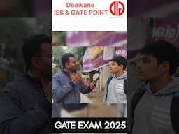 GATE Exam 2025 students reaction #motivation #crackexam #engineeringentranceexam #crackgate