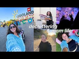 declutter with me + a day in my life as a mom