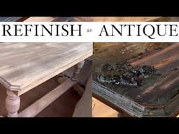 Refinishing Antique Furniture (family heirloom) - full strip and stain job