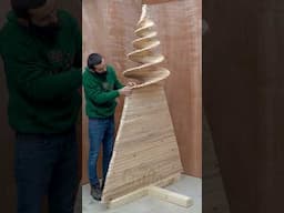 He Made a Christmas Tree Out Of PLANKS!