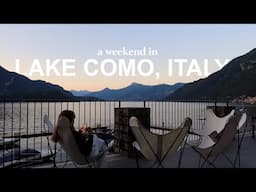 a weekend in lake como, italy (travel vlog)