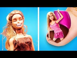 RICH VS POOR DOLL MAKEOVER CRAFTS || Cheap DIY's Vs Expensive Gadgets