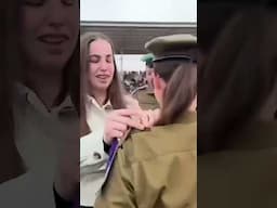 Agam Berger at her Sister’s IDF Ceremony