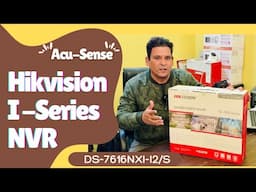 Hikvision Best NVR I series AcuSense DS-7616NXI-I2/S | Line Crossing Detection | Intruder Detection