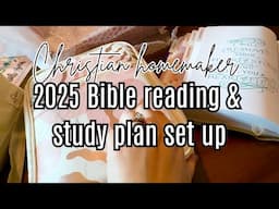 NEW *2025* BIBLE UNBOXING & PROVERBS 31 DEVOTIONAL PLAN + SETUP | CHRISTIAN MOM x 3