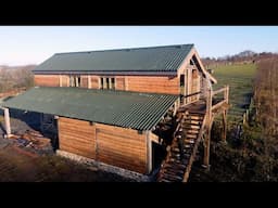 Timber Framed Barn Part 32 Roofing, Windows And Cladding