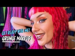 How I do My Grunge Makeup |  Get Ready With Me Vlog