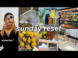 SUNDAY RESET VLOG | running errands, fridge clean and reset, bathroom deep clean, & more