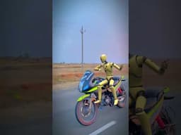 ai Robot bike dance video #manajamanayedetagetana #bikelovers #indianrider #vfx #shorts